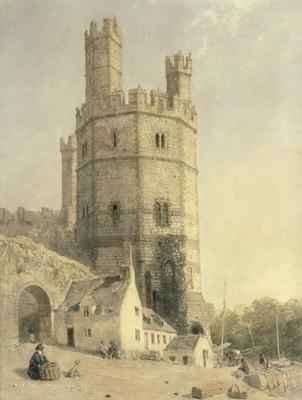 Caernarfon Castle by Romanticism