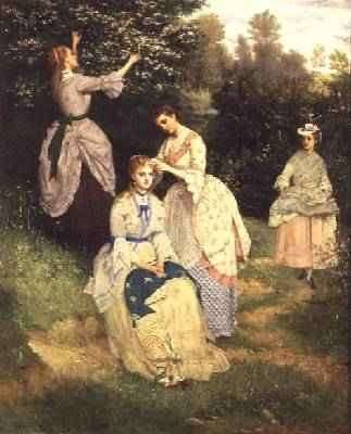 A Springtime Idyll 1871 by Romanticism