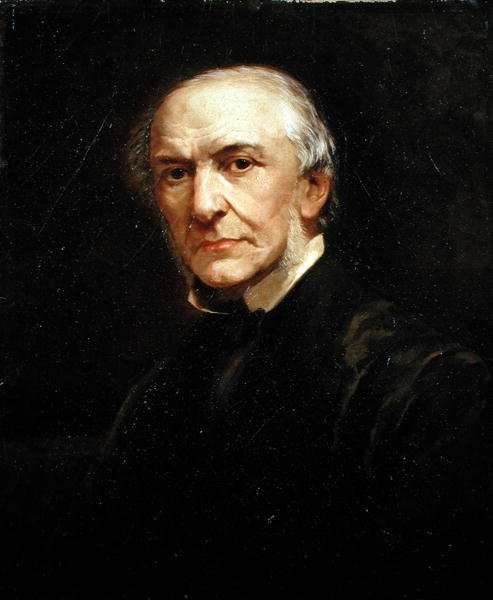 Portrait of William Ewart Gladstone 1809-98 c.1877 by Romanticism