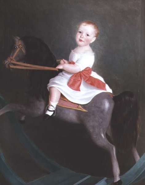 Master James Watts on a Rocking Horse by Romanticism