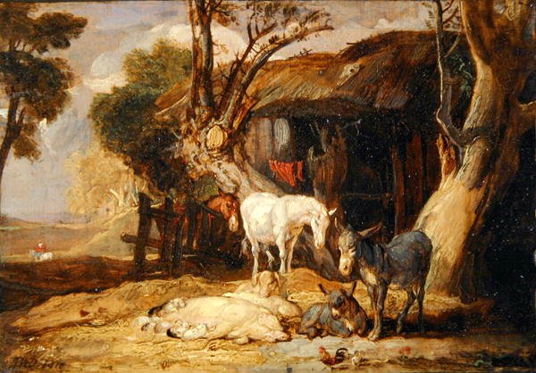 The Straw Yard, 1810