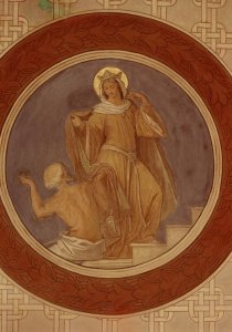 St. Elisabeth giving her Coat to a Beggar, c.1845-55