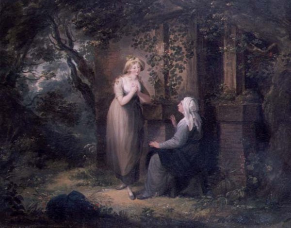 At the Cottage Door