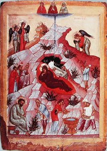 Christs Entry into Jerusalem, icon