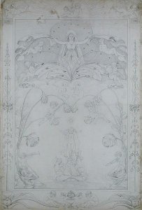 Design for playing cards, c.1810