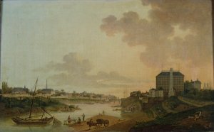View of the Cotton Factory from the the Motte Sanguin at Orleans, 1825