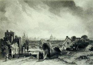 Sir Richard Steeles Cottage Hampstead Road 1845