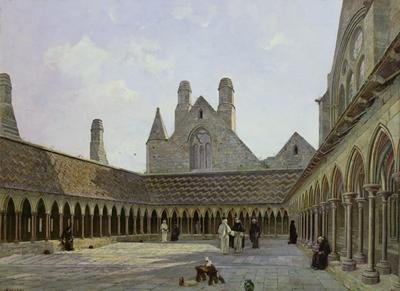 The Cloister of Mont Saint Michel