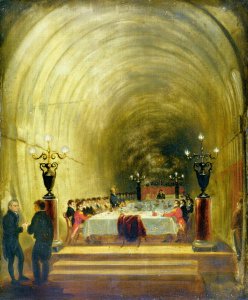 Banquet in Thames Tunnel held on 10th November 1827