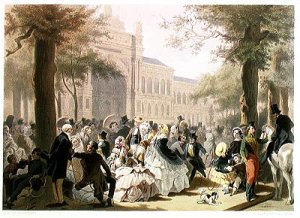 A Queue at the Theatre de lAmbigu Comique