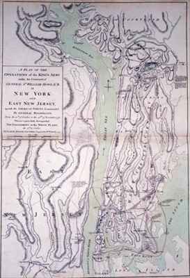 A Plan of operations of the Kings Army under the command of General Sir William Howe 1729-1814 in New York and East New Jersey