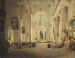 Interior of St Sulpice Paris