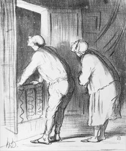 A Dispute Outside the Courtroom from the series Les Gens de Justice