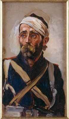 Study of a Wounded Guardsman, Crimea