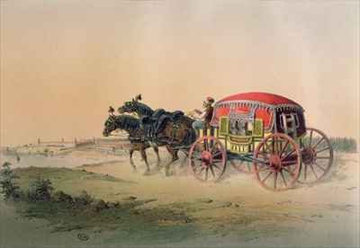 Turkish carriage on the banks of the Bosphorus