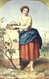 Young Girl with a Distaff