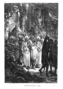 Ritual murder committed by the Danites, according to the allegations of the Mormon opponents