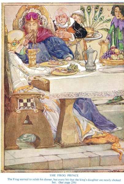 The Frog Prince, illustration from 'Newnes' Pictorial Book of Knowledge'
