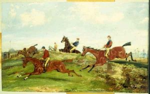 Hunting Scenes Over the Hedge