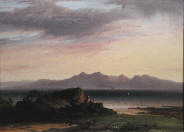 Arran, from Millport, Cumbrae, 1854