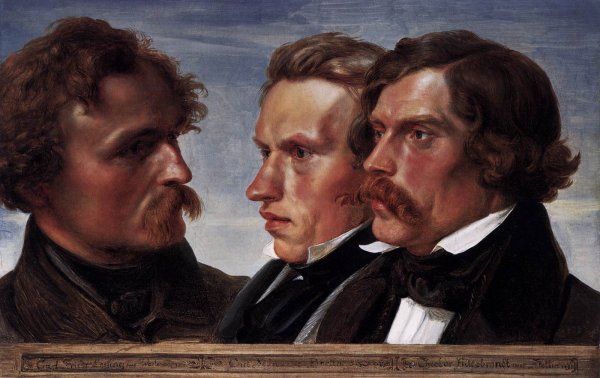 Carl Friedrich Lessing, Carl Sohn, and Theodor Hildebrandt 1839