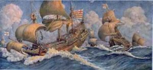 Merchant Ships of 1640 from Le Journal de la Decoration