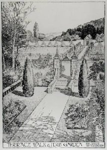 Terrace Walk and Herb Garden from Thomas Mawsons The Art and Craft of Garden Making