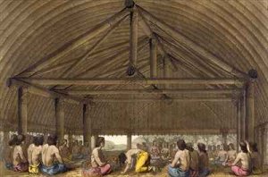 Pulaho King of the Friendly Islands drinking Kava