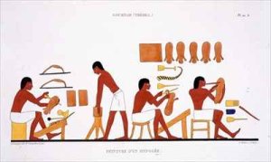 Leatherworkers from a Rare Record of Frescoes from Thebes