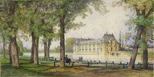 View of the Petit Chateau de Chantilly